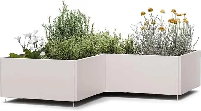 blumfeldt Camas Elevadas Modular De Acero De 1,0mm Resistente con 8 Piezas Incluidas