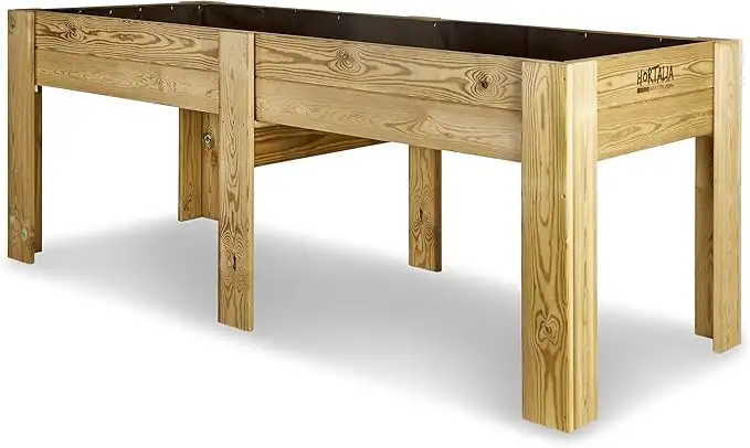 Huerto urbano mesa de cultivo grande